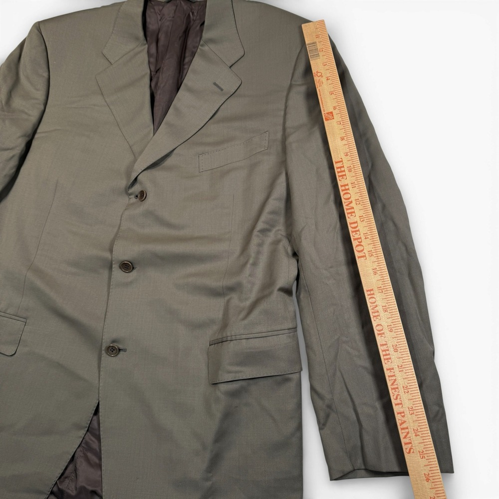 Canali Mens Suit 2 Piece Wool Jacket‎ Pants Italian 60 EU 50 US Brown 36 x 32 - Picture 12 of 16